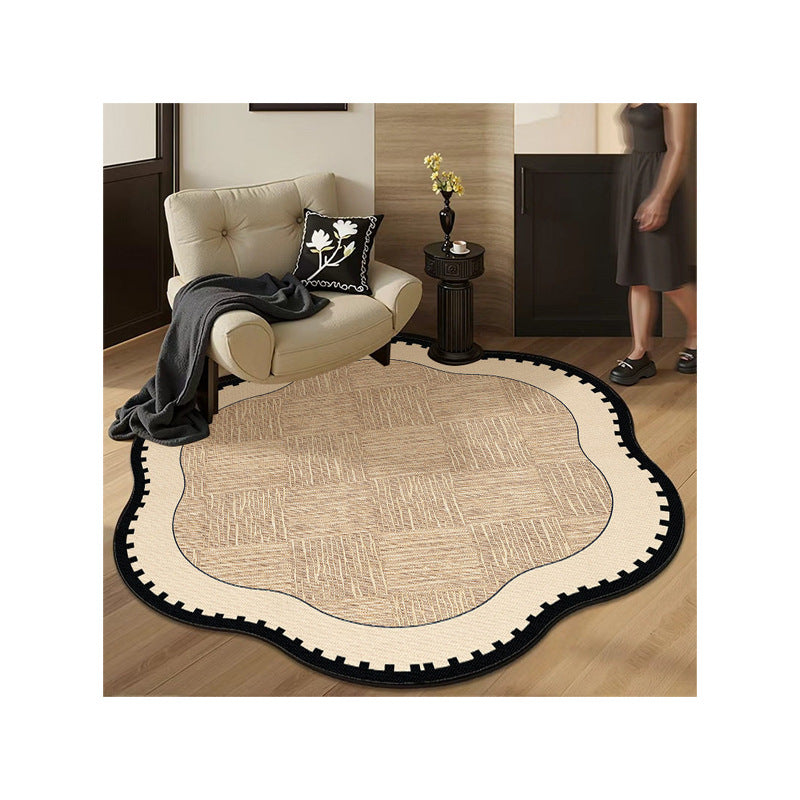 Retro-style Living Room Rug Slip-resistant Mat for Beanbag Chairs