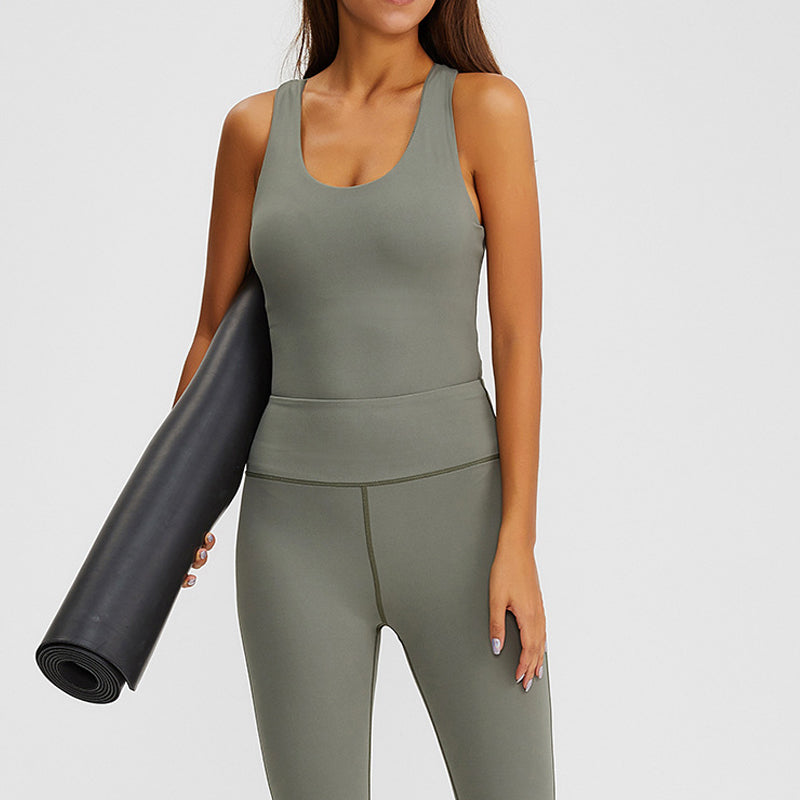 Women's Tight-Fitting Slim Sexy Back Bodysuit