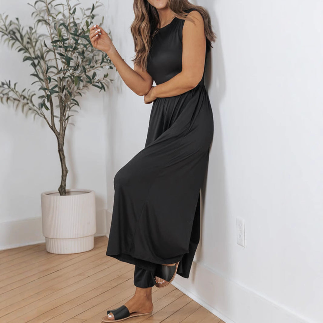 Women's Fashion Solid Color Jumpsuit