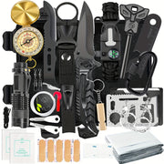38pcs Ultimate Emergency Survival Kit - All-in-One Portable First Aid, Fire Starter, And Essential Tools For Camping, Hiking, Earthquakes, And Outdoor Adventures - Perfect Gift For Men On Christmas...