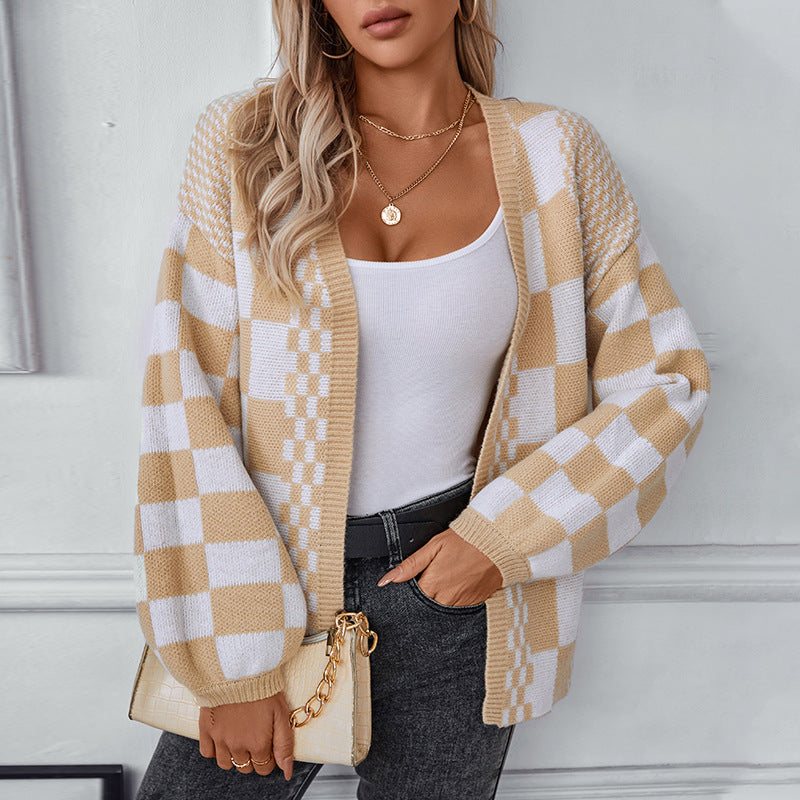 Women Sweater Loose Lantern Sleeve