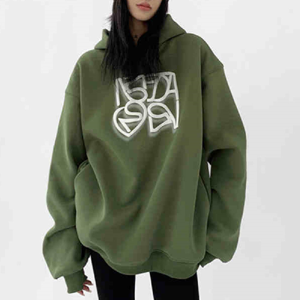 Women's Pure Cotton Heavyweight Hooded Sweatshirt