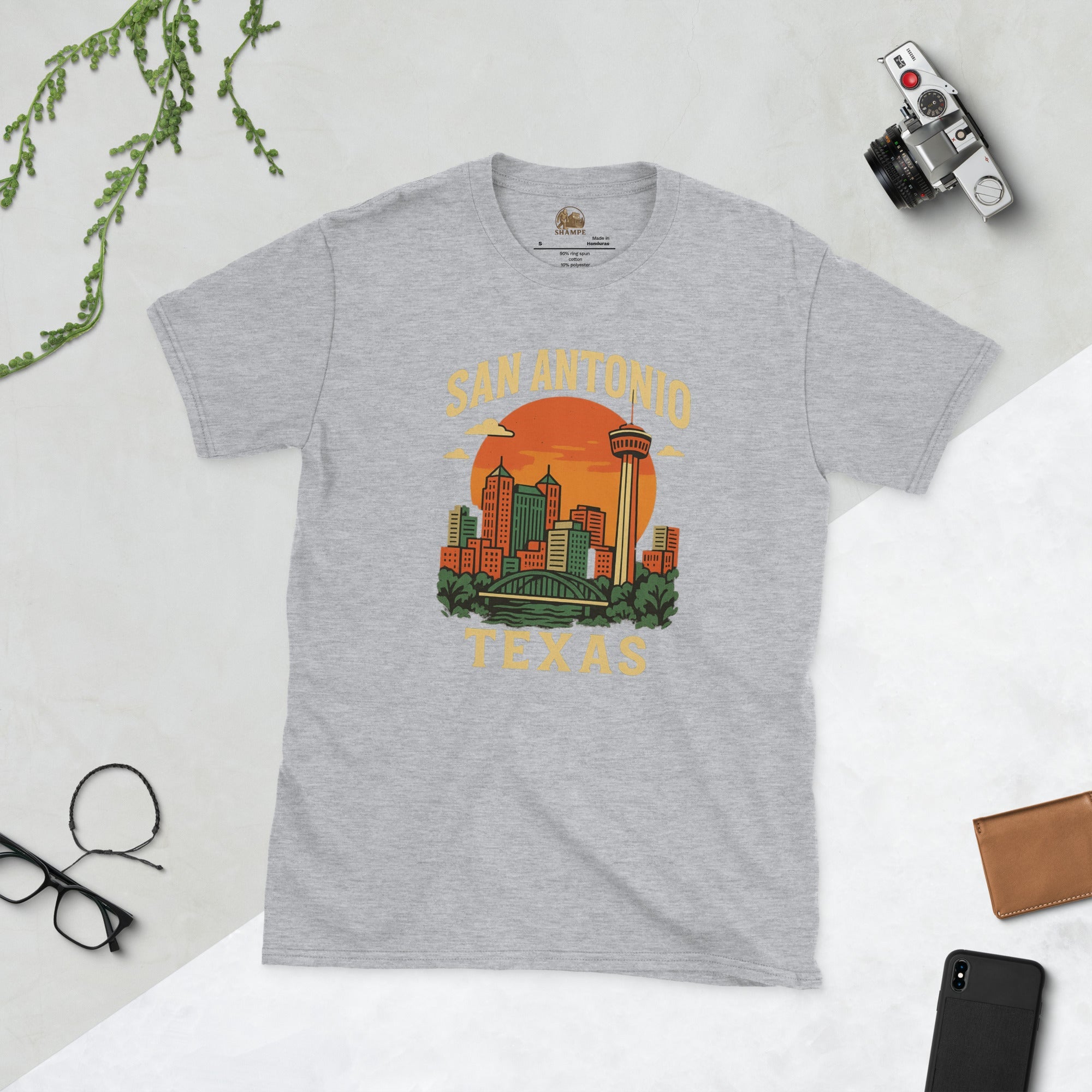Unisex Summer Loose Short‑Sleeve Round‑Neck T‑Shirt