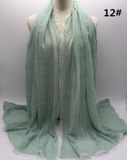Soft Cotton Lace Scarf
