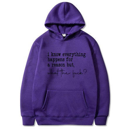 Women's Athletic Print Fleece-Lined Hoodie Sweatshirt