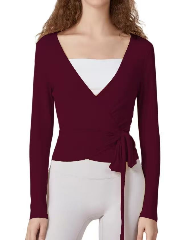 Women's Long-sleeved Sports Top Fashion Knitwear