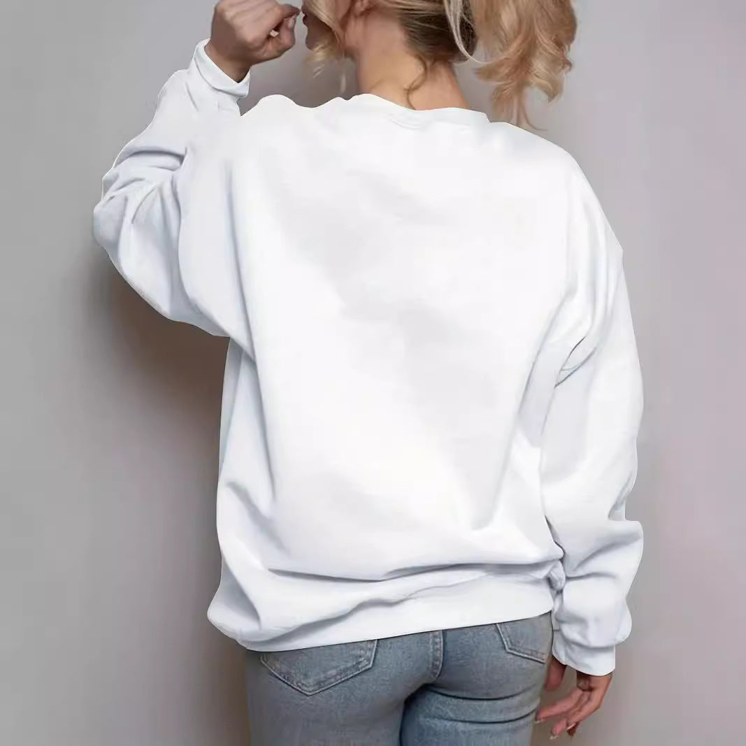 Women's Festive Christmas Round Neck Knit Sweater