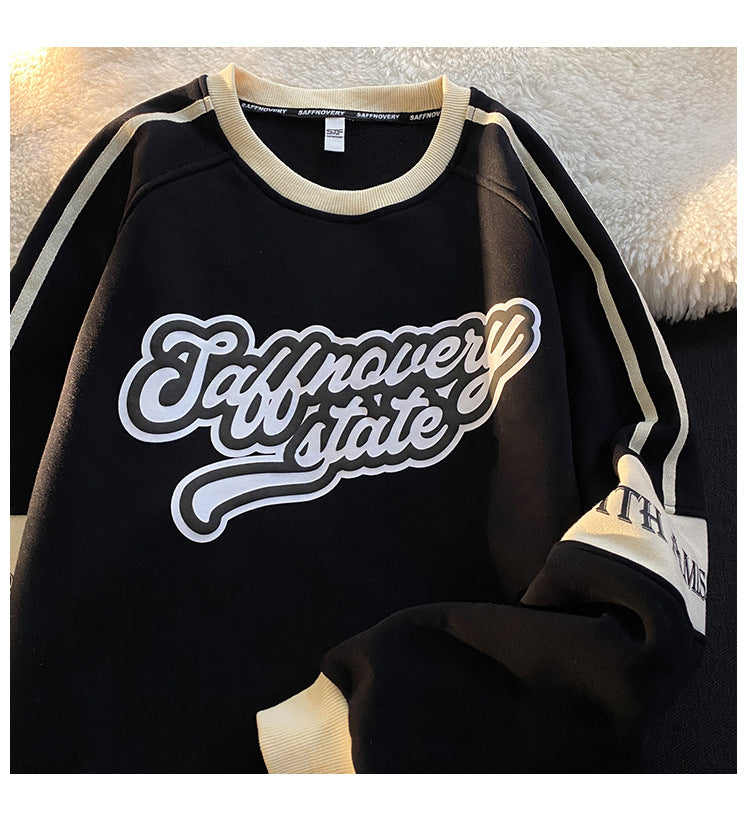 Women's Retro Crew Neck Chenille Long-Sleeve Sweater