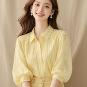 New French-style Petite Top With An Elegant Vibe