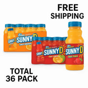 Tangy Original & Fruit Punch Vitamin C Juice Variety Pack, 6.75 fl oz Bottles
