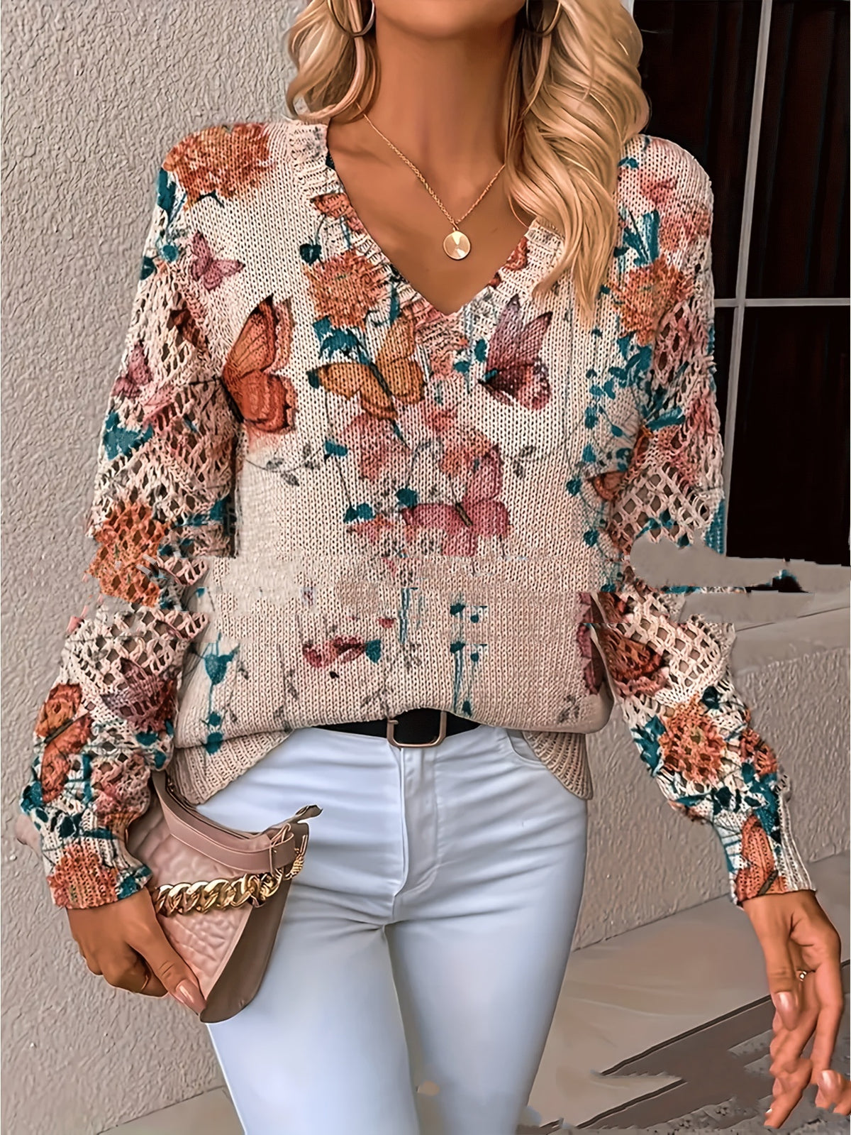Pullover Long Sleeve Spring and Autumn Sweater
