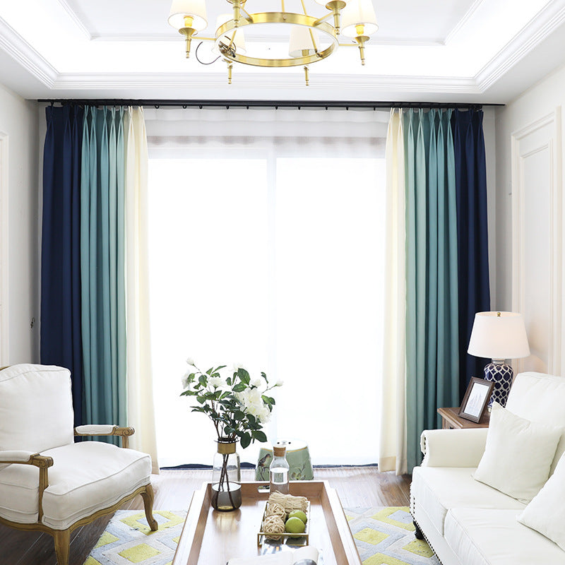 Velvet Linen Curtain Cloth
