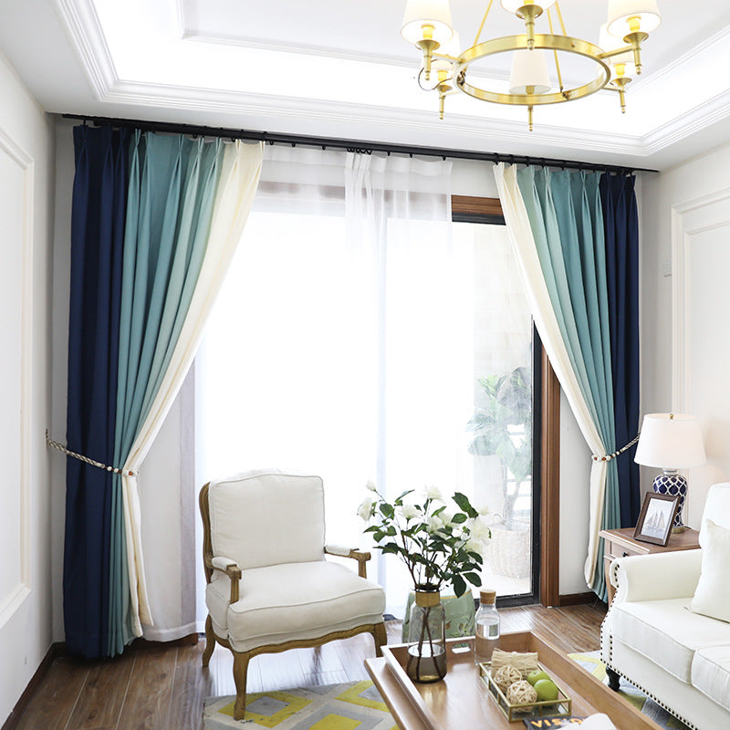 Velvet Linen Curtain Cloth