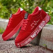 Men’s Low-Top Fashion Skate Shoes with Printed Soles