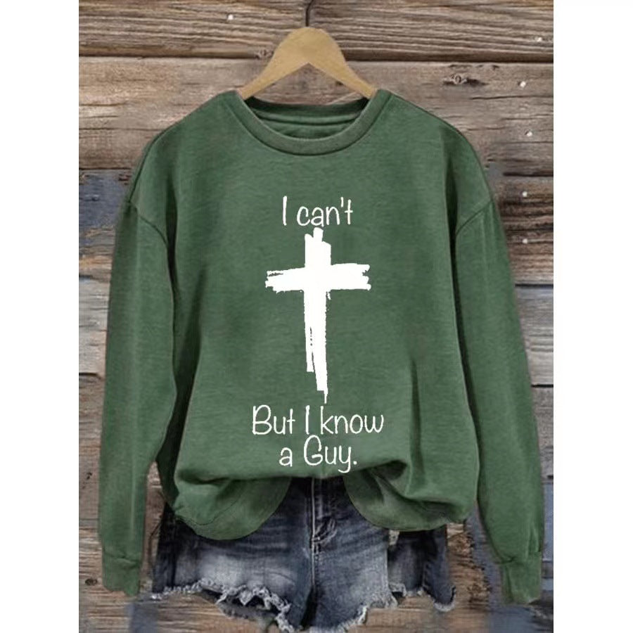 Women's Casual Loose Crew Neck Cotton Sweater