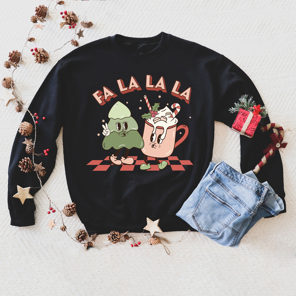 Women's Vintage Black Fleece Sweatshirt