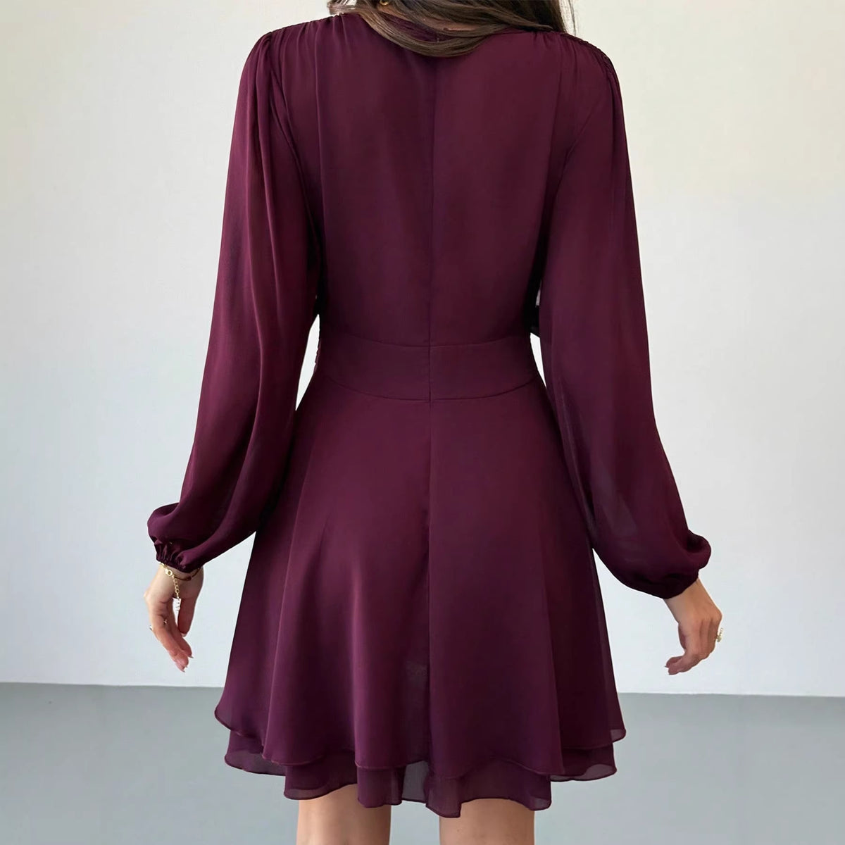 Slimming Figure-hugging and Draping Dress