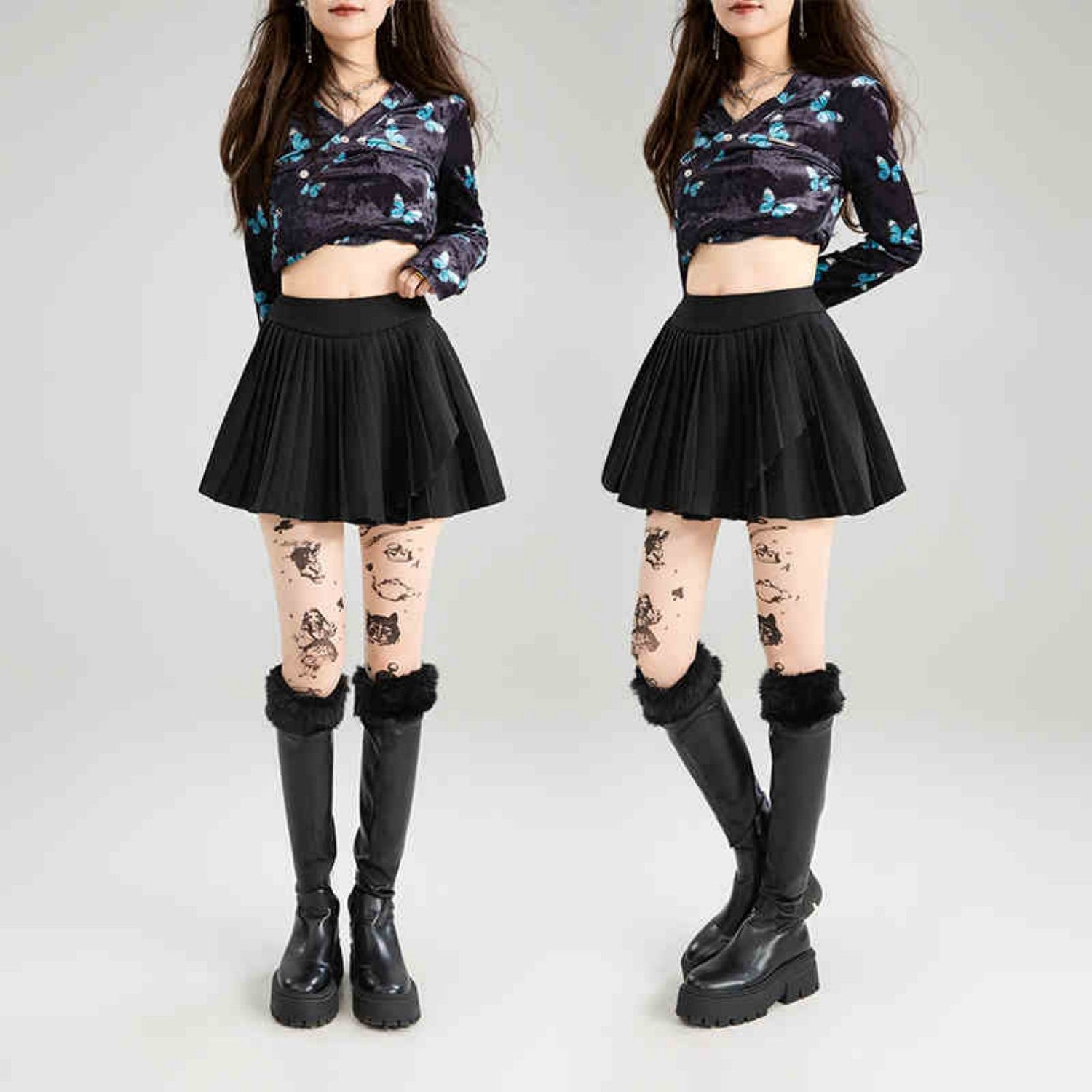 French Style Embroidered Lace Patchwork Top