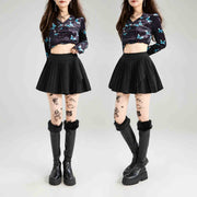 French Style Embroidered Lace Patchwork Top