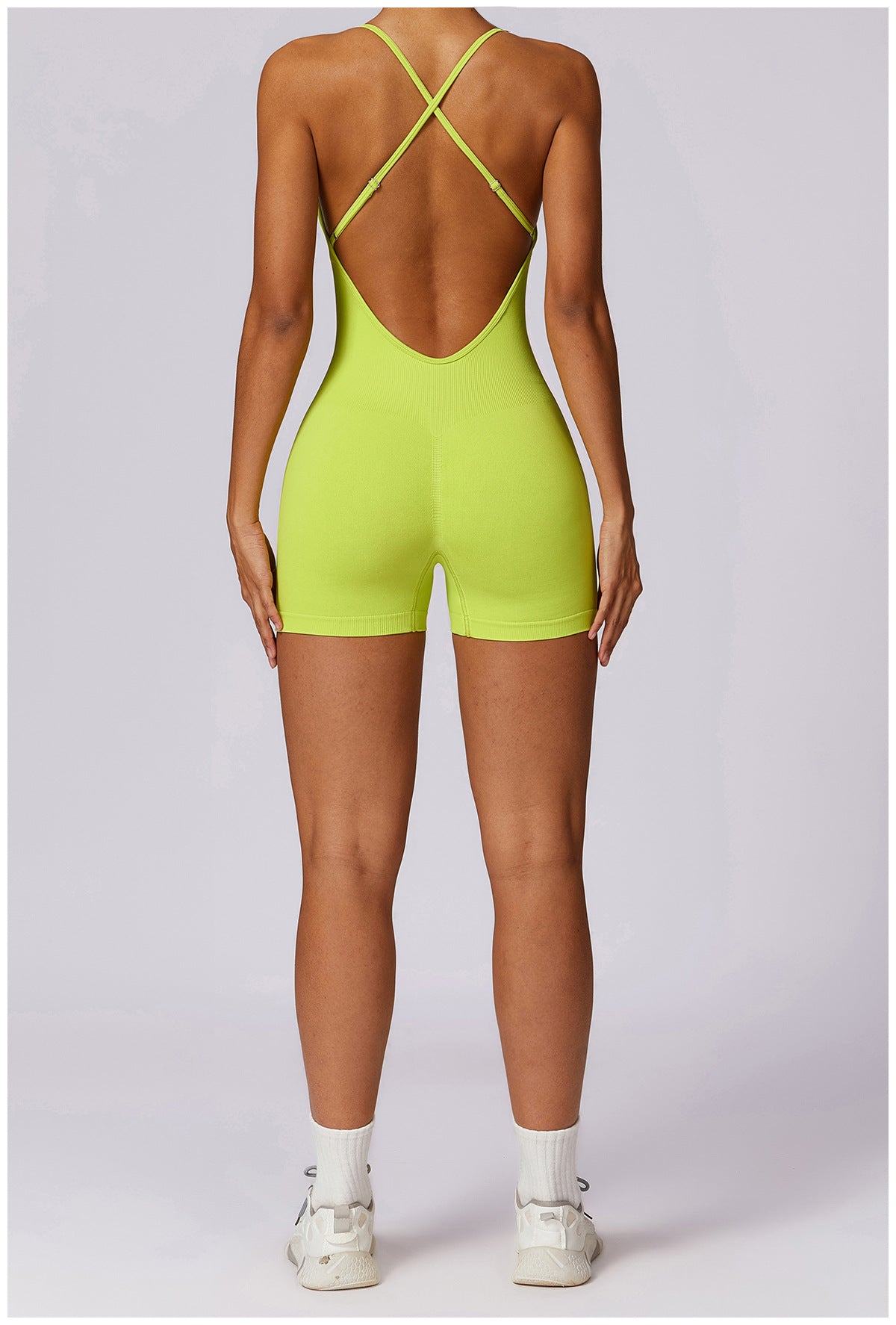 Seamless Hollow-Out Yoga Jumpsuit for Women