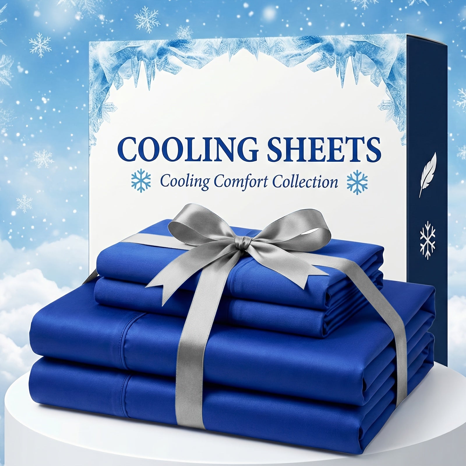 Bamboo Fiber Bed Sheet Set with Extra Deep Pockets - Breathable and Cooling
