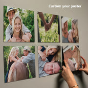 6pcs Custom Acrylic Wall Stickers, Personalized Photo Posters for Living Room and Bedroom Decor, Perfect for Family, Friends, Weddings, Couples, Pet Photos – Ideal Holiday Gift