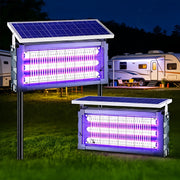 Solar-Powered Bug Zapper with IP67 Waterproof Rating for Backyard and RV