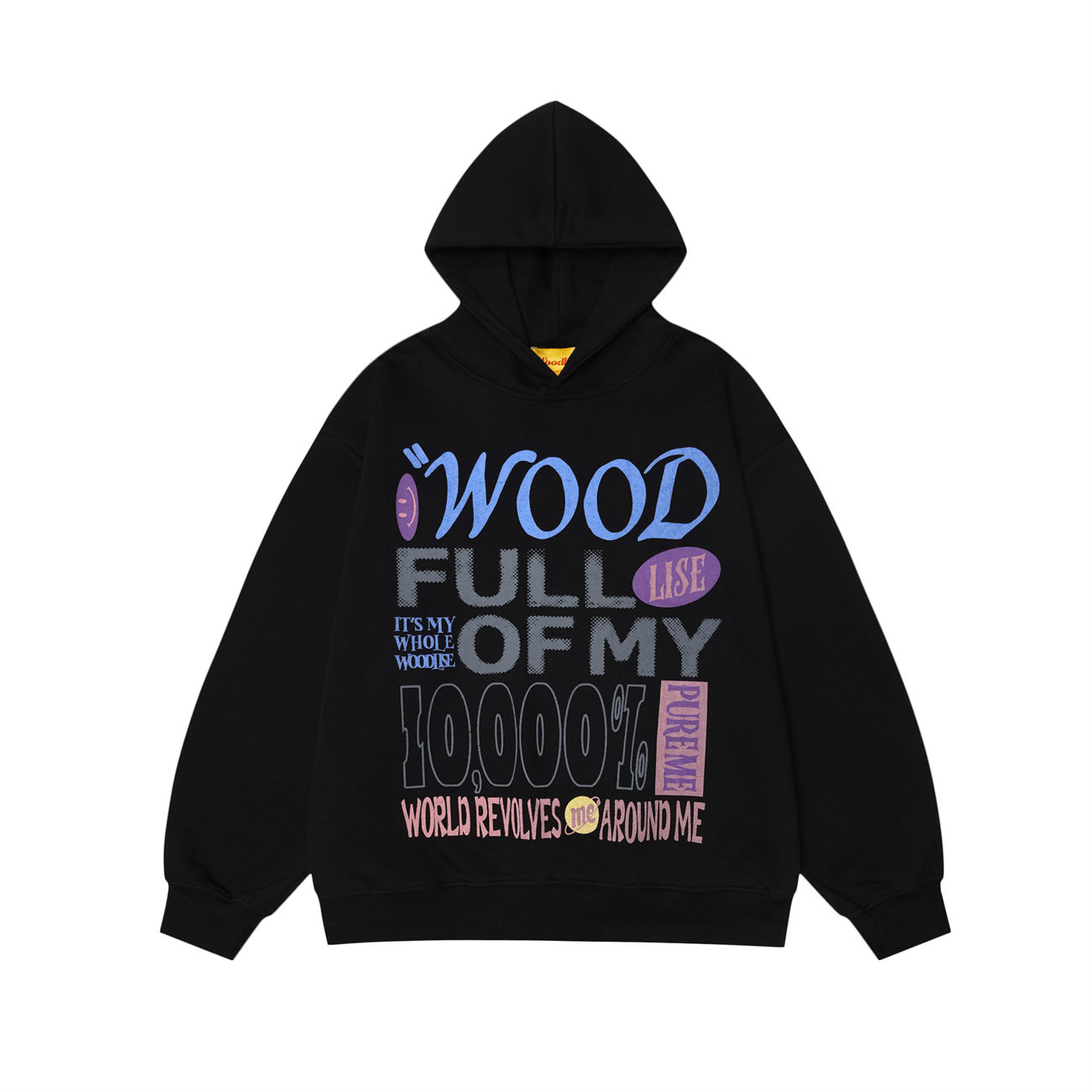 Retro Loose Hooded Sweatshirt for Women