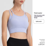 Delicate Strap Sports Top for Women - Sporty Casual Style
