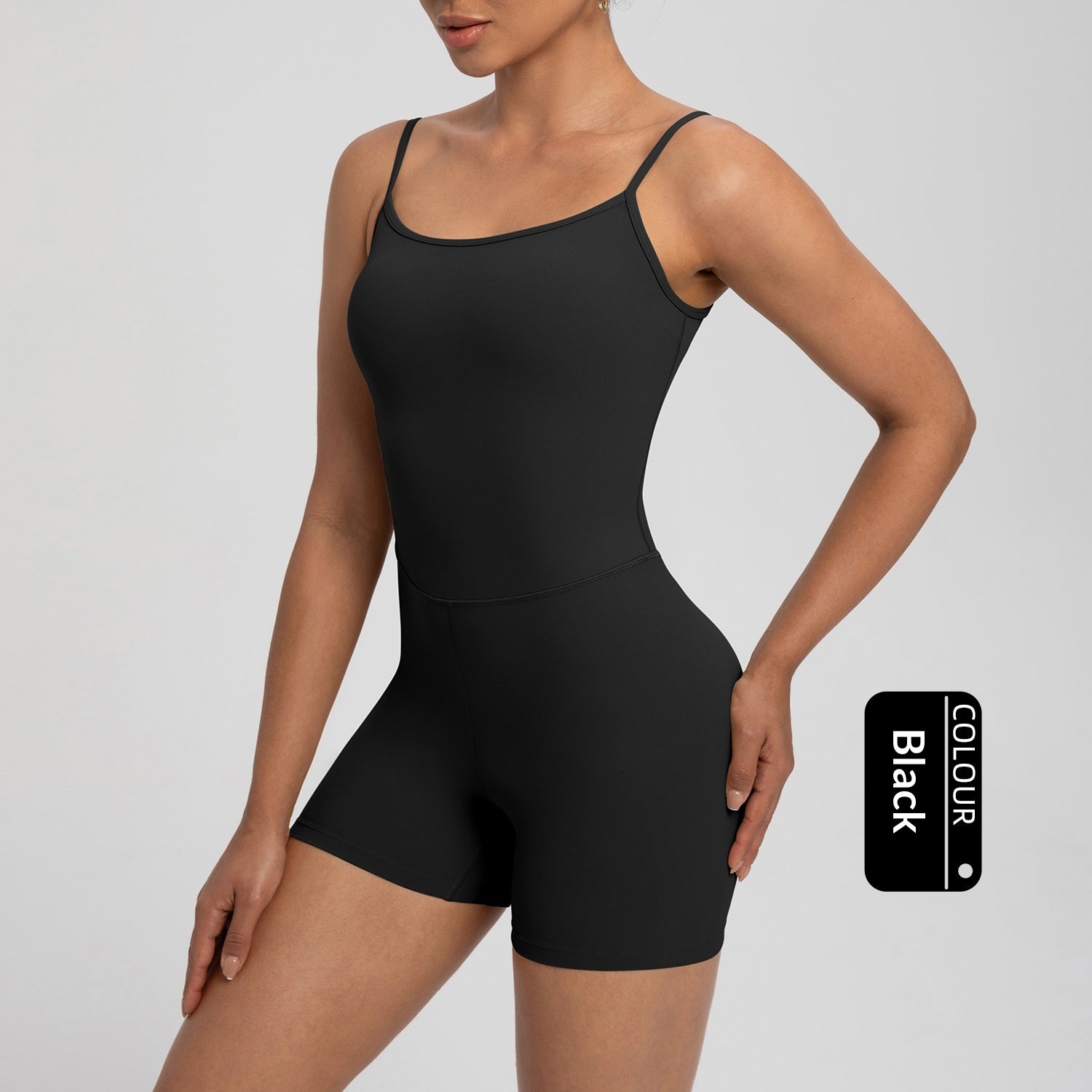 Women's Strappy Athletic Jumpsuit for Gym & Fitness