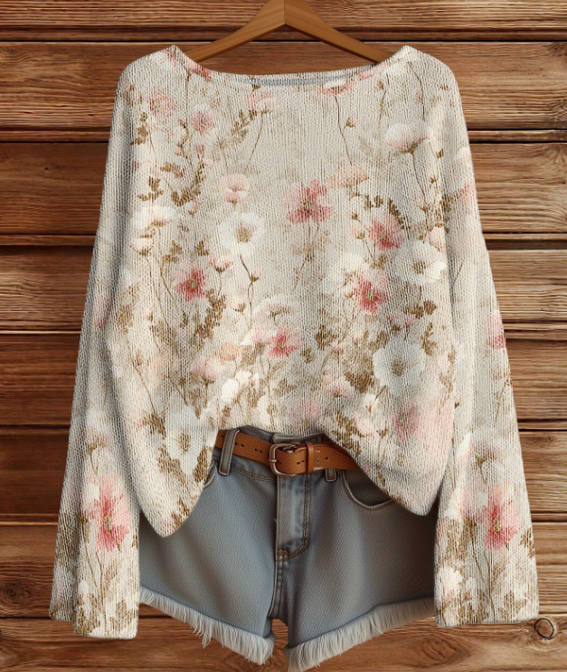 Women's Elegant Long Sleeve Pullover