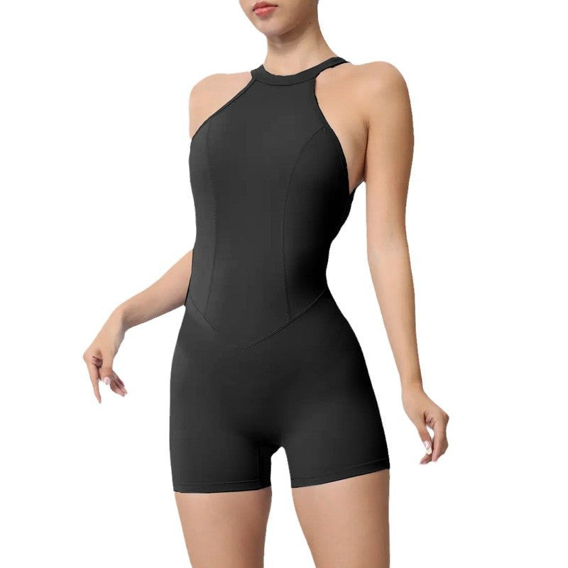 Tight Sports Jumpsuit Yoga Suit