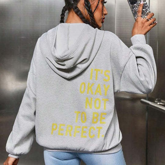 Women's Letter Print Casual Long Sleeve Sweatshirt