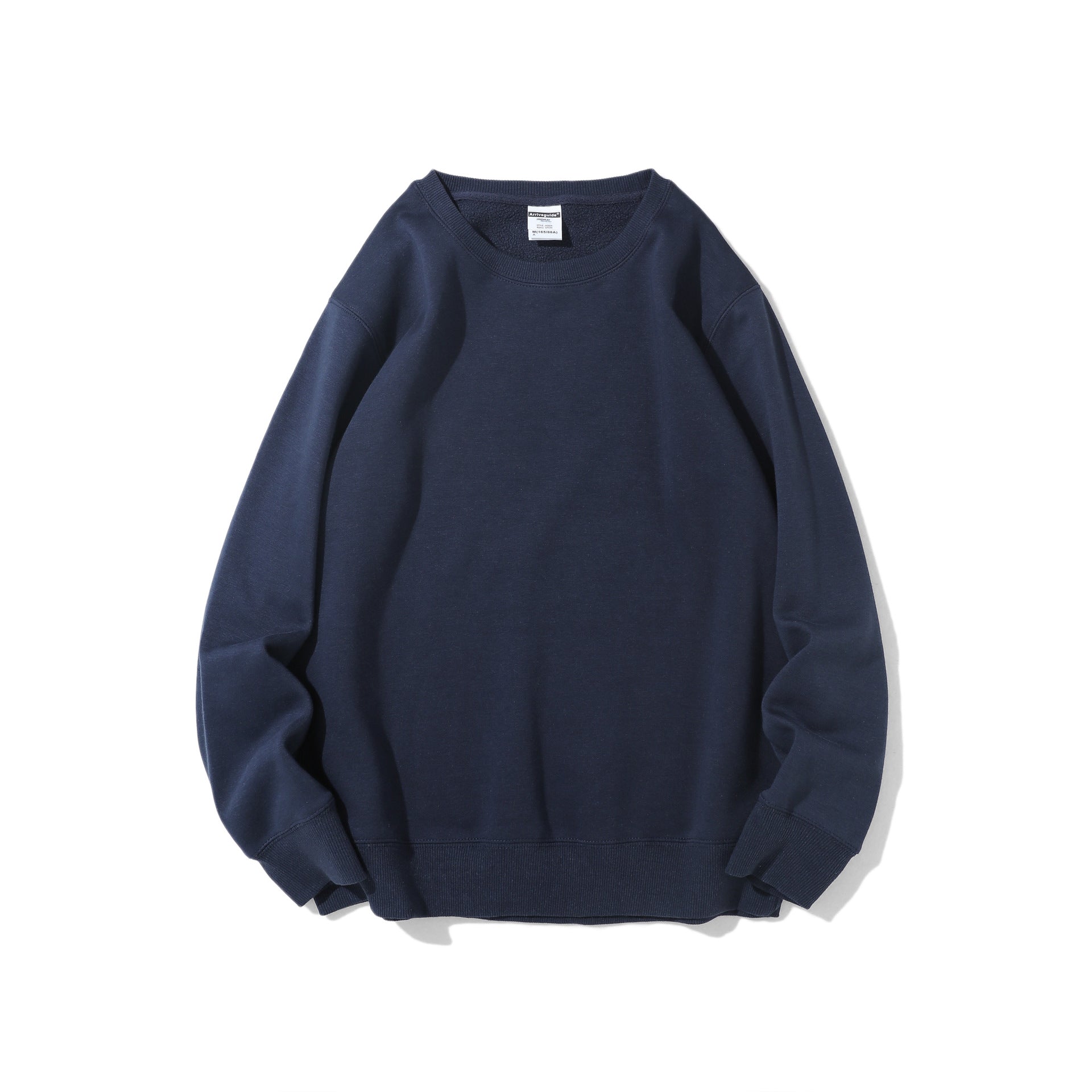 Cozy Fleece-Lined Candy Color Pullover Sweater