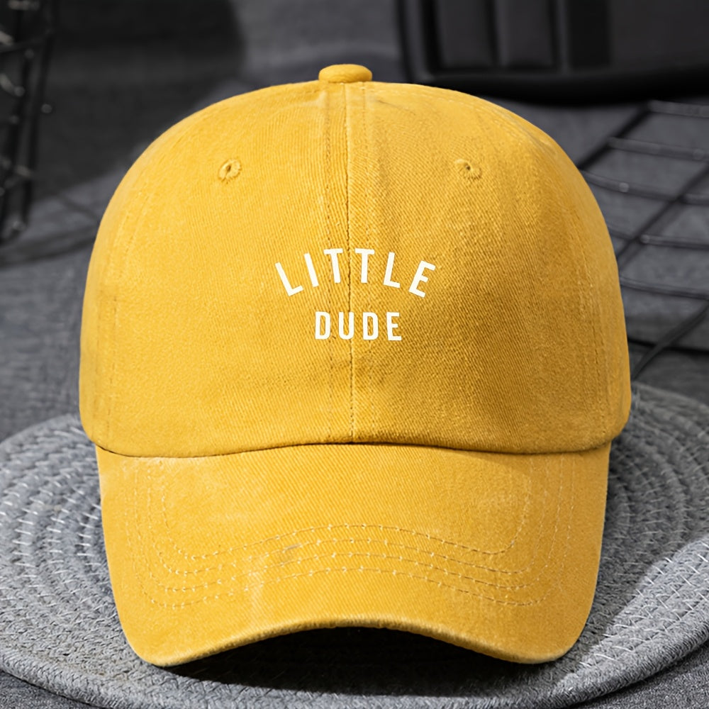 Printed Washed Vintage Baseball Cap for Kids