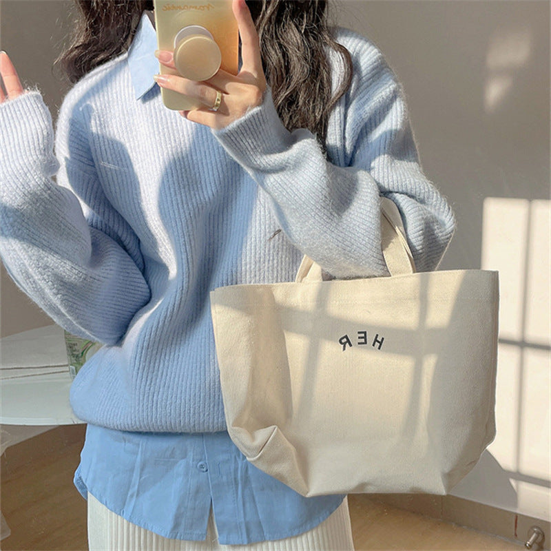 Soft Glutinous Gentle Loose and Idle Pullover Sweater