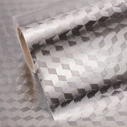 1 Roll High-Temperature Aluminum Kitchen Sticker - Waterproof & Oil-Resistant, Easy to Clean, Rugged Design for Cabinets, Drawers & Countertops, Kitchen Backsplash, Countertop Protection…