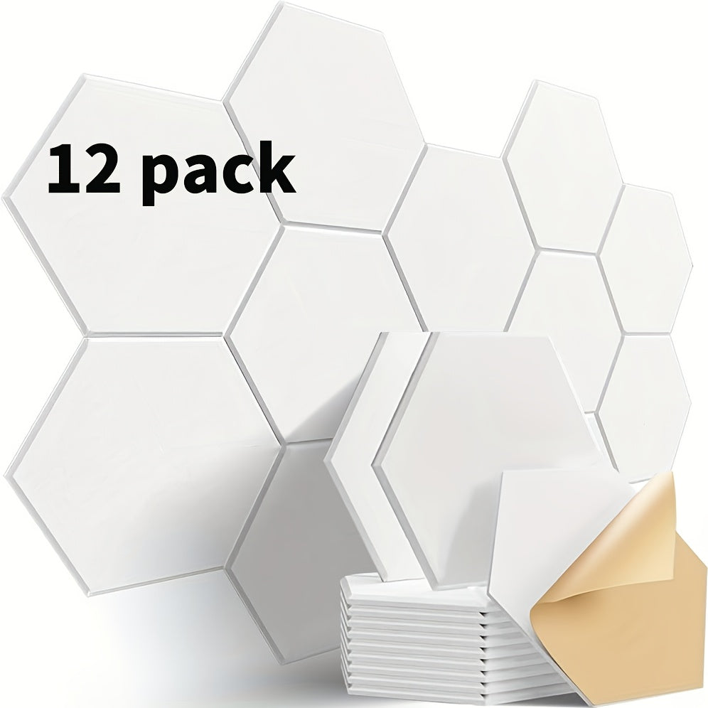 12 High-Density Self-Adhesive Soundproof Panels – 30 cm × 26 cm × 1 cm