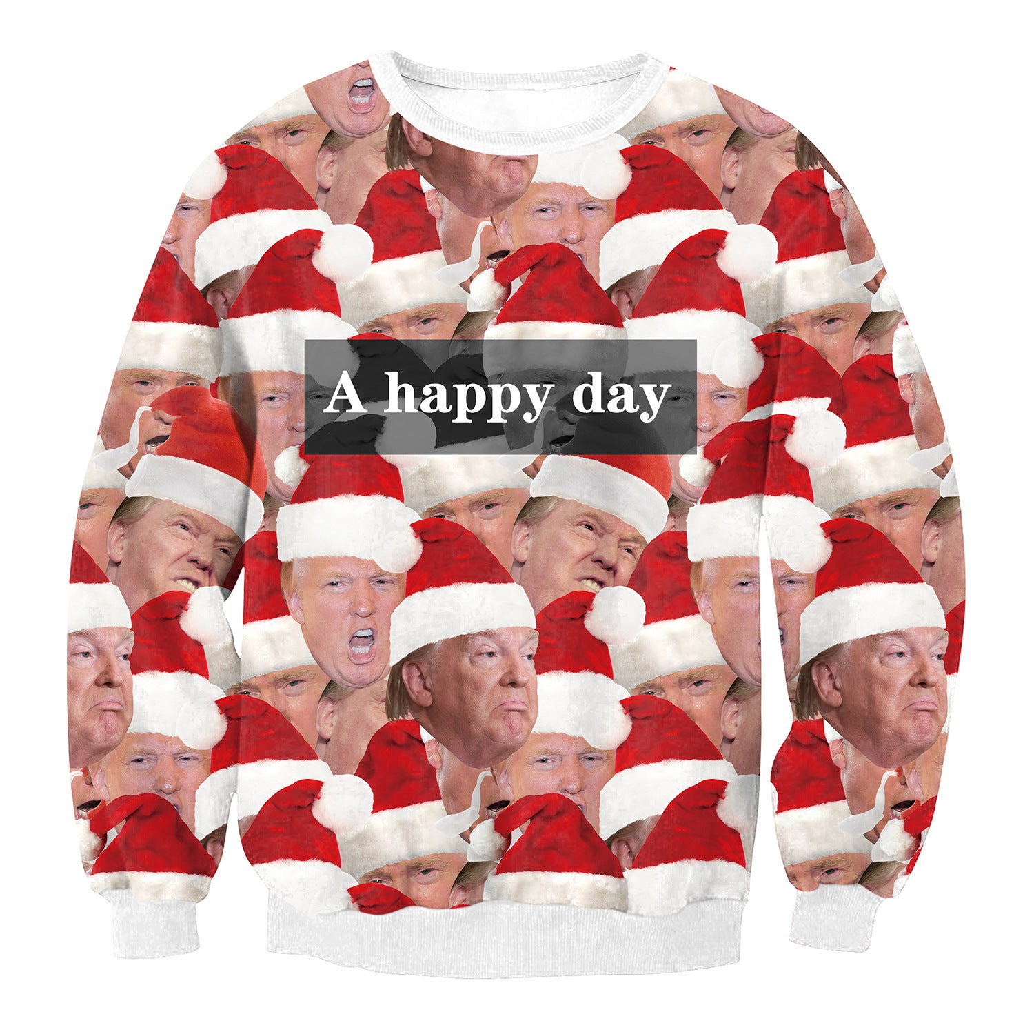Festive Santa Elk Christmas Sweatshirt for Women