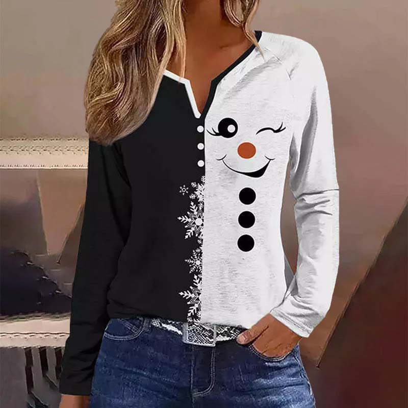 Vibrant 3D Digital Print Casual Sweet Women's T-Shirt