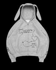 Cosy Unisex Cartoon Loose Hoodie for Casual Streetwear