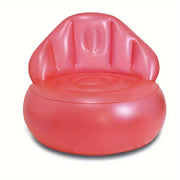Blue Inflatable Air Sofa – Portable Blow-Up Couch for Indoor and Outdoor Use