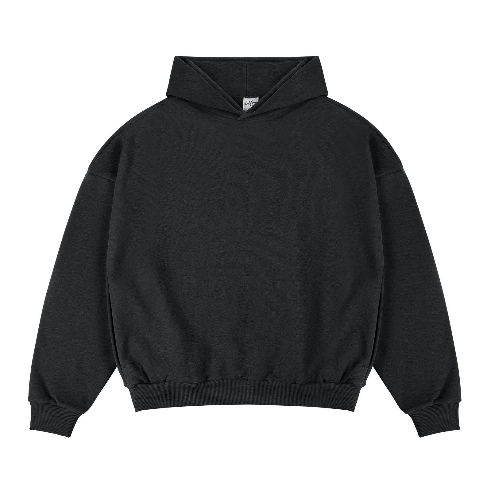Unisex Fleece-Lined Drop Shoulder Casual Pullover Sweater