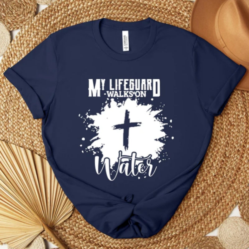 Lifeguard Walks on Water Premium Women's T-Shirt