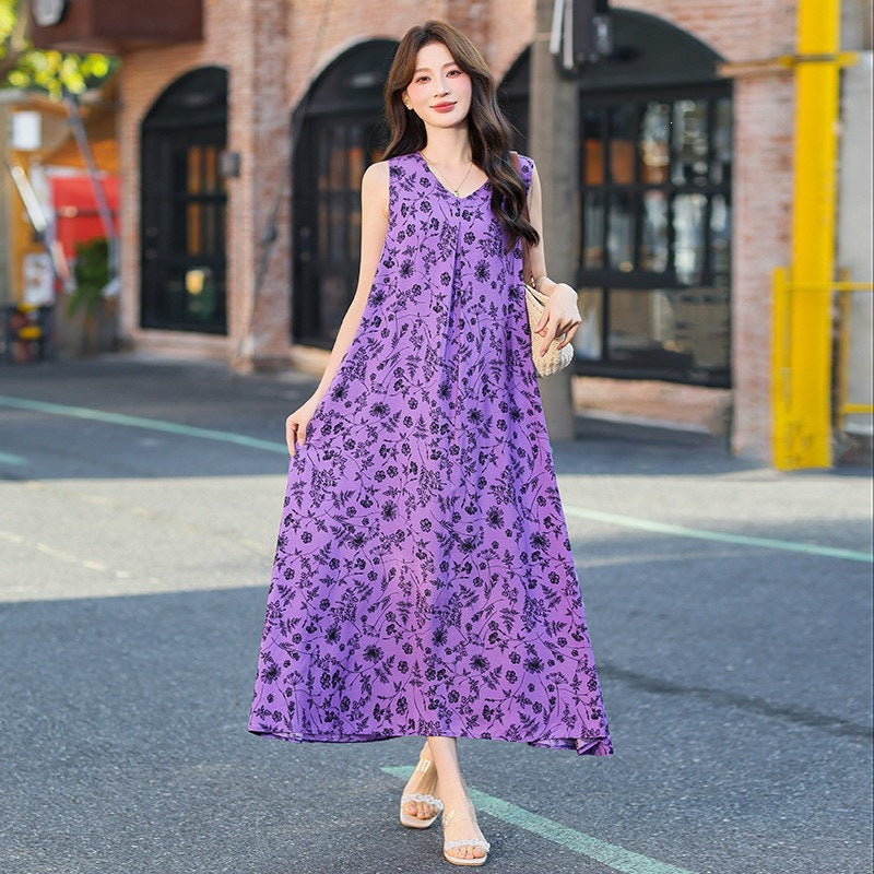 New Cotton-silk Dress for Women