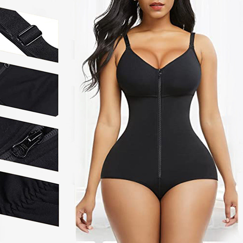 Seamless Zipper Shapewear Body Shaper Corset
