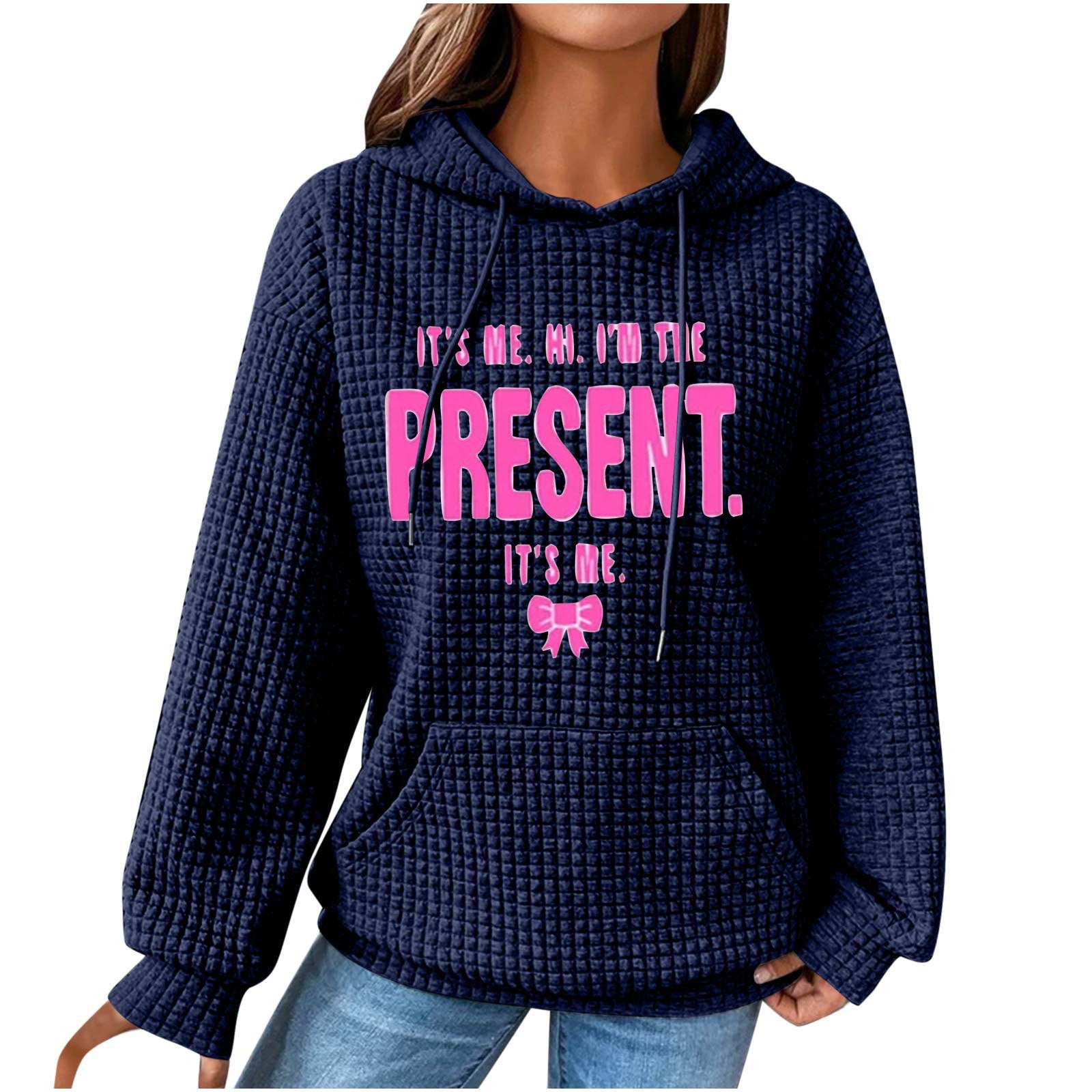Women's Plaid Pocket Long Sleeve Casual Top