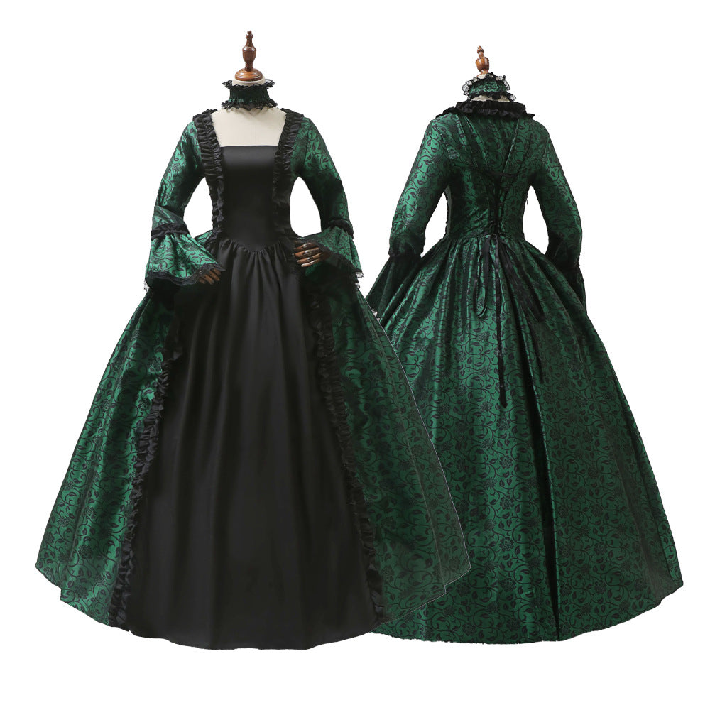 Victorian Retro Halloween Gothic Dress for Women