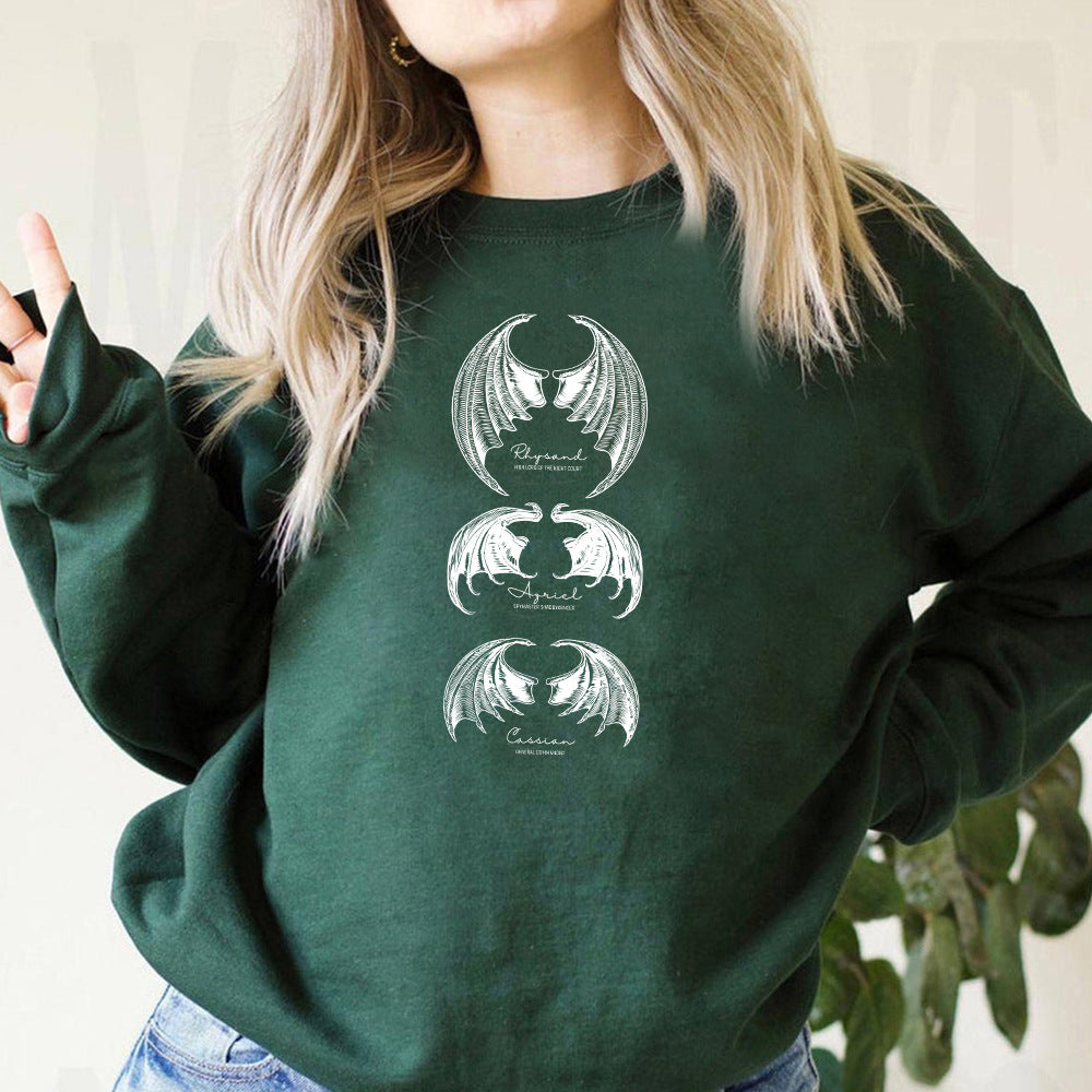 Thorns & Rose Graphic Long Sleeve Night Shirt