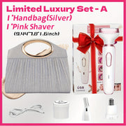 Electric Razor for Women, 4-in-1 Rechargeable grooming kit, Lady Electric Shaver for Face, Nose, Legs And Underarm, Bikini Trimmer for Women Wet & Painless, Hair Razor Rechargeable & Portable...